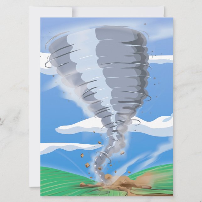 Tornado Twister Invitation (Front)