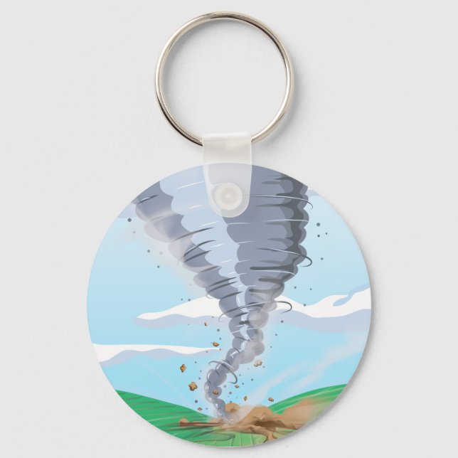 Tornado Twister Keychain (Front)