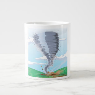Tornado Twister Large Coffee Mug
