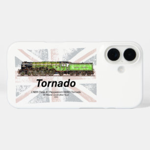 Tornado Vintage Steam Train English Locomotive iPhone 16 Case