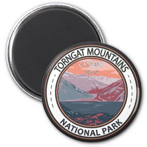 Torngat Mountains National Park Canada Badge Magnet