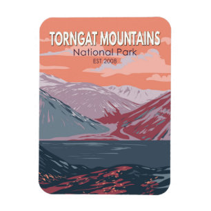 Torngat Mountains National Park Canada Vintage Magnet