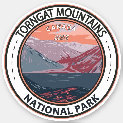 Torngat Mountains National Park Canada Vintage Sticker