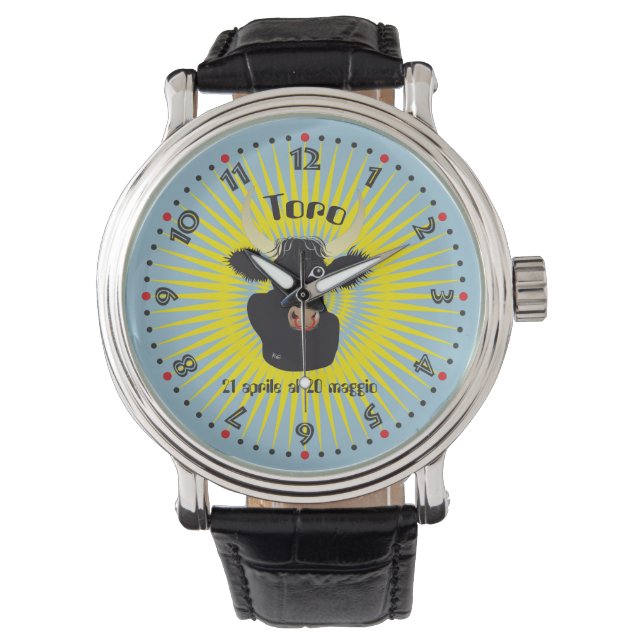 Toro 21 aple al 20 maggio Orologio Watch (Front)
