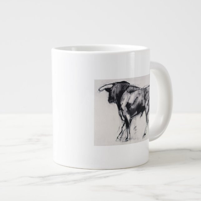 Toro Azul study Giant Coffee Mug (Front Right)