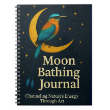 Torogoz Lunar Ritual Spiral Notebook