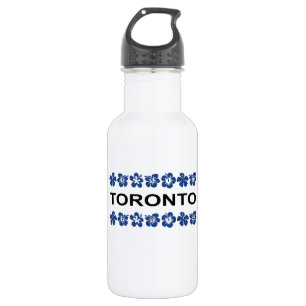 Toronto Aloha Bands Blue Light-Color Stainless Steel Water Bottle