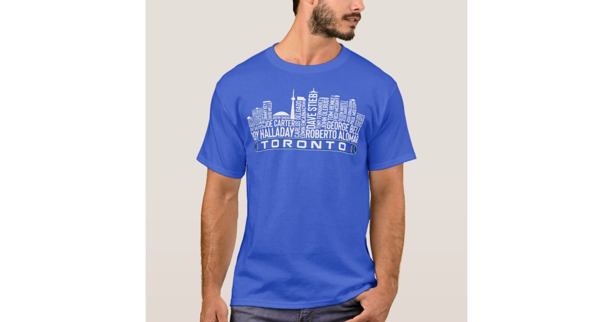 Toronto Baseball Legends Toronto City Skyline T-Shirt