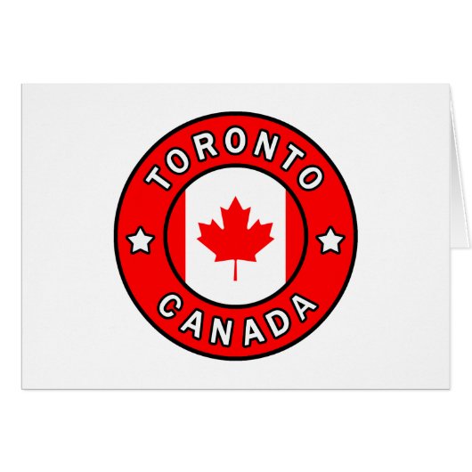 Toronto Canada Cards (Front Horizontal)