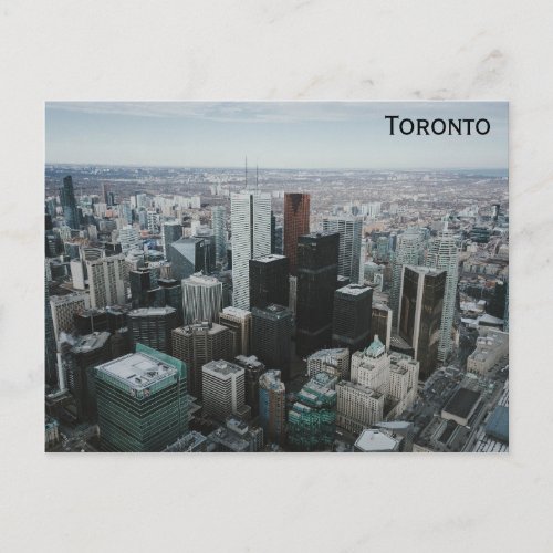 Toronto Canada City Skyline Travel Photo Postcard