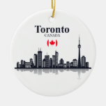 Toronto Canada Cityscape Ornament at Zazzle