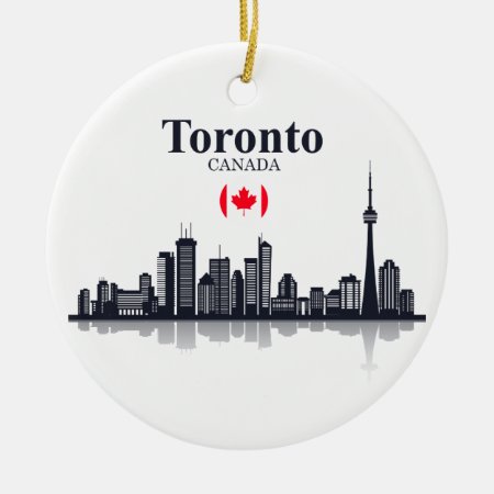 Toronto Canada Cityscape Ornament