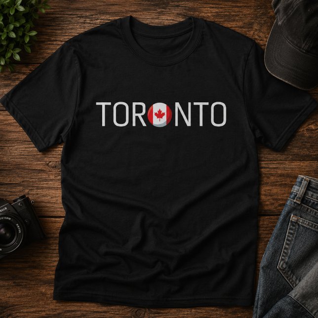 Toronto Canada Flag  T-Shirt (Creator Uploaded)