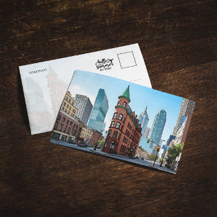 Toronto Canada Gooderham Building Postcard