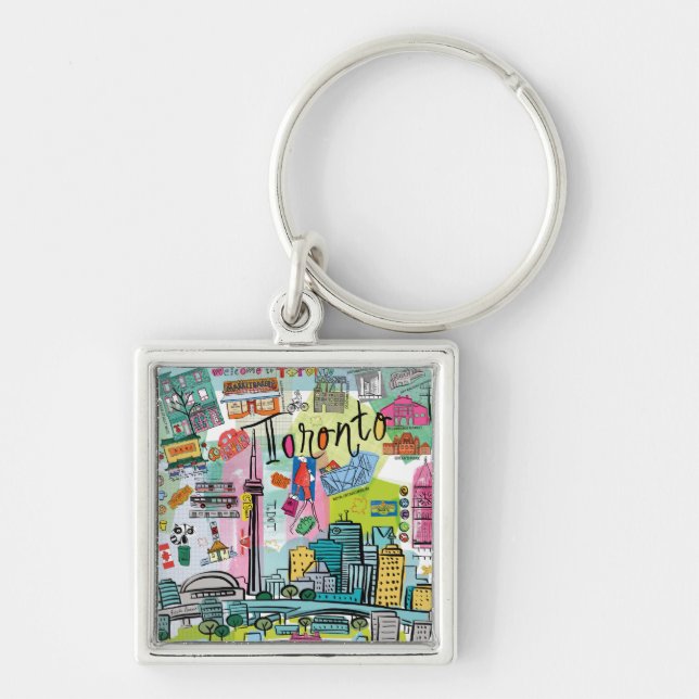 Toronto, Canada Keychain (Front)