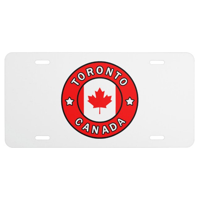 Toronto Canada License Plate (Front)