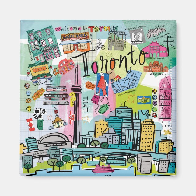 Toronto, Canada Magnet (Front)