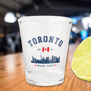 Toronto Canada Modern Skyline Shot Glass