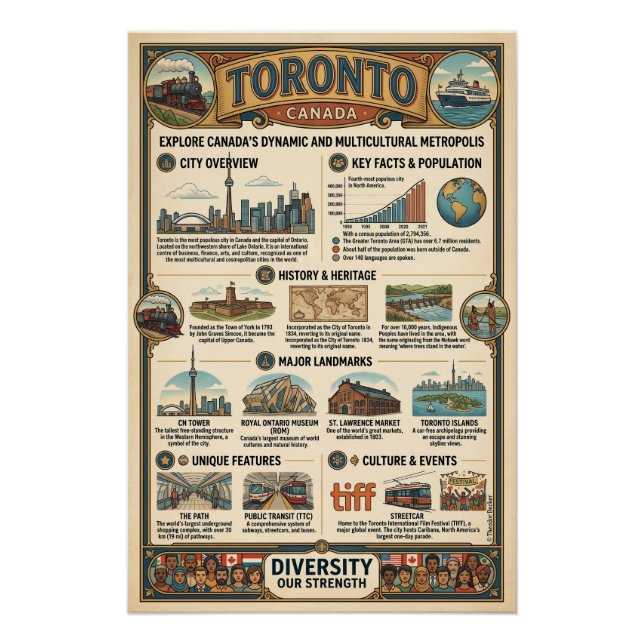 Toronto, Canada Poster (Front)