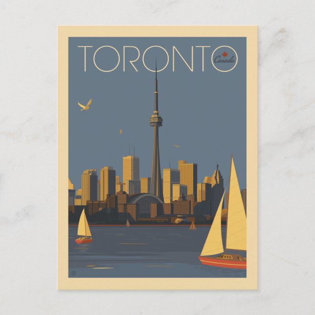 Toronto Canada  | Save the Date Announcement Postcard (Front)