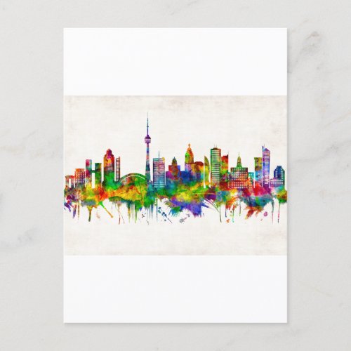 Toronto Canada Skyline Invitation Postcard