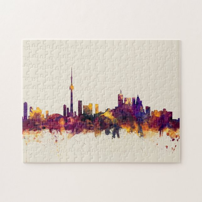 Toronto Canada Skyline Jigsaw Puzzle (Horizontal)