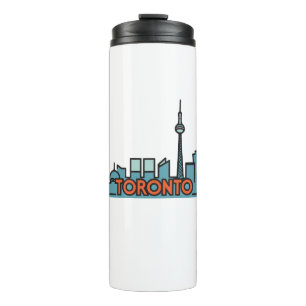 Toronto Canada Skyline Thermal Tumbler