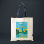 Toronto Canada Travel Art Vintage Tote Bag<br><div class="desc">Toronto retro vector travel design. Toronto,  the capital of the province of Ontario,  is a major Canadian city along Lake Ontario’s northwestern shore.</div>
