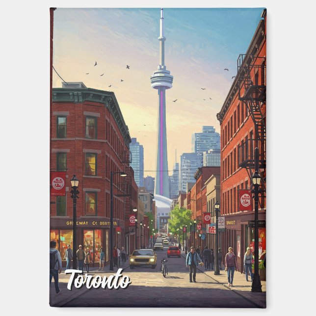 Toronto Canada Travel Magnet (Front)