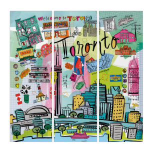 Toronto, Canada Triptych