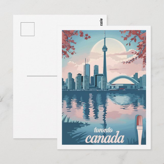 Toronto Canada Vintage Famous Travel Place Postcard (Front/Back)