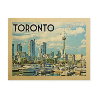 Toronto Canada Vintage Travel Postcard