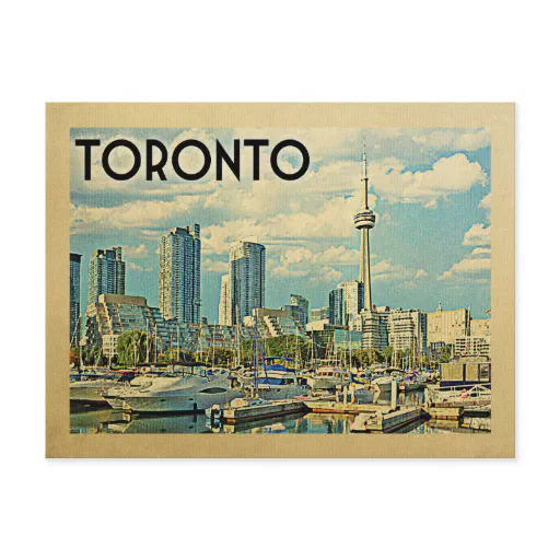 Toronto Canada Vintage Travel Postcard