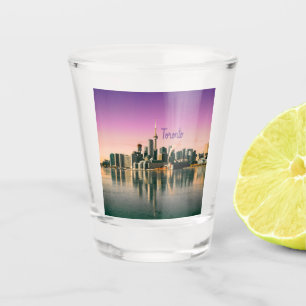 Toronto Capital of Ontario Canada City Skyline Shot Glass