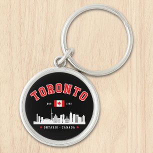 Toronto Cityscape, Canada Keychain