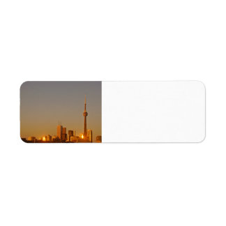 Toronto Cityscape Label