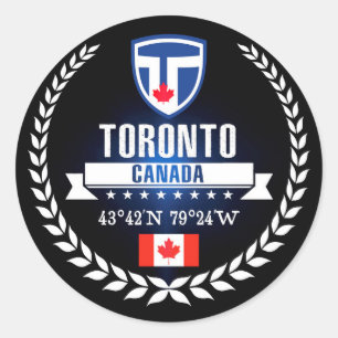 Toronto Classic Round Sticker