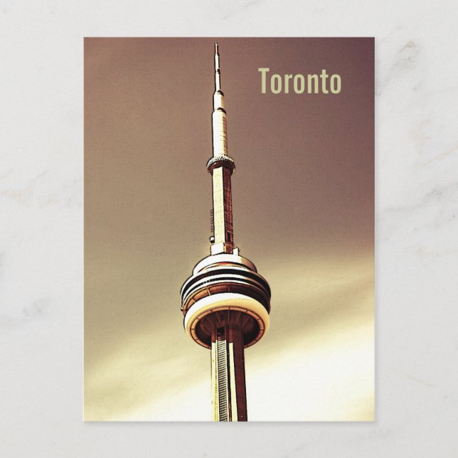 Toronto CN tower postcard (Front)