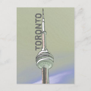 Toronto CN tower postcard