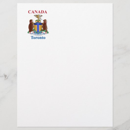 Toronto coat of arms (Front)