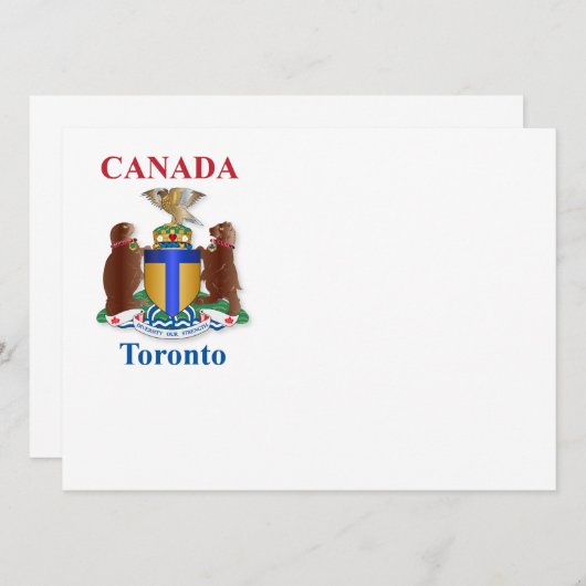 Toronto coat of arms (Front/Back)