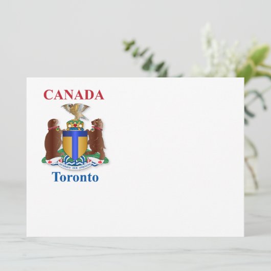 Toronto coat of arms (Standing Front)