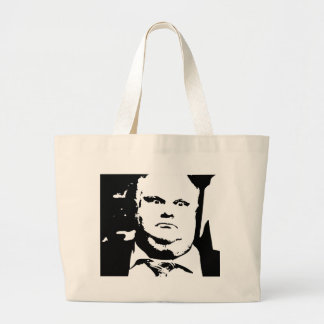 Toronto Crack Smoking Mayor Rob Ford Large Tote Bag
