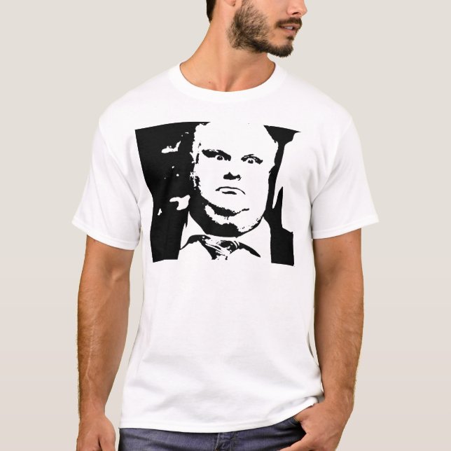 Toronto Crack Smoking Mayor Rob Ford T-Shirt (Front)
