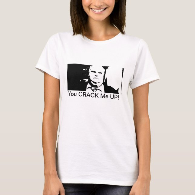 Toronto Crack Smoking Mayor Rob Ford T-Shirt (Front)