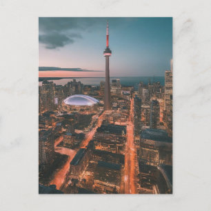 Toronto Downtown Cityscape, Toronto Downtown art Postcard