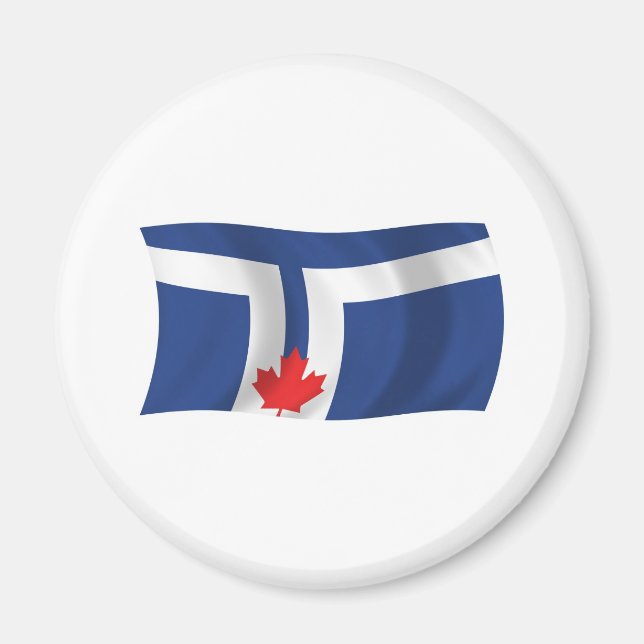 Toronto Flag Magnet (Front)