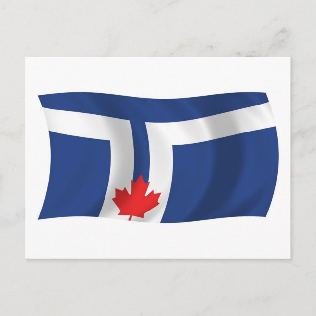 Toronto Flag Postcard (Front)