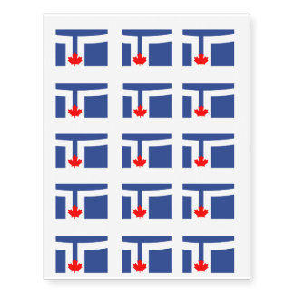 TORONTO Flag Temporary Tattoos