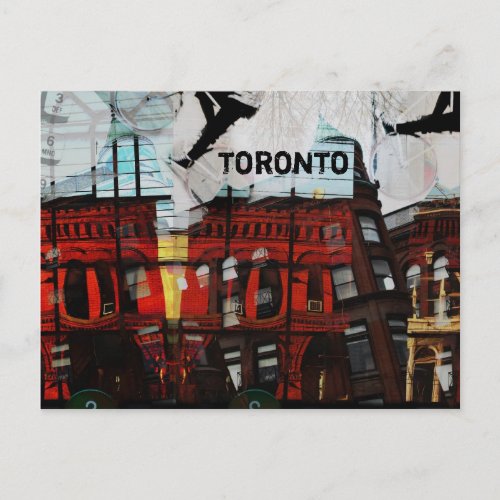 toronto flat iron building postcard